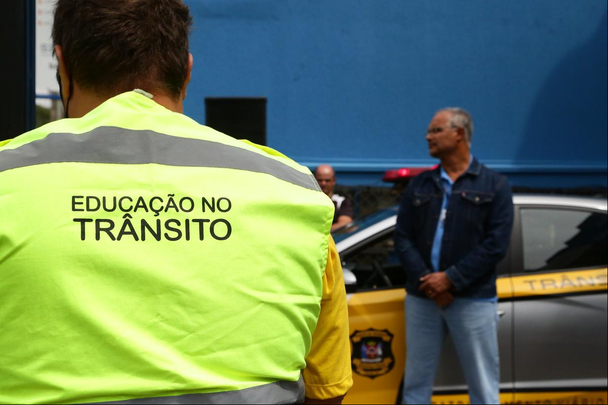 Agentes de Trânsito da Prefeitura de Uberaba fazem parte da operação do Maio Amarelo (Foto/Divulgação/PMU)