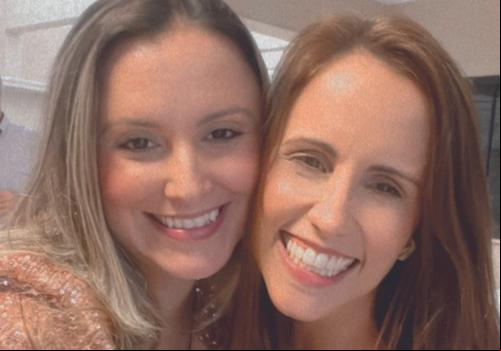Luana França e Bia Oliveira curtindo e comemorando o início de mais um ano de amizade e companheirismo (Foto/Arquivo Pessoal)