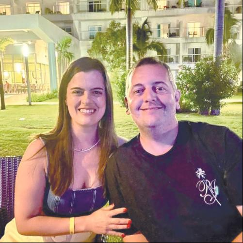 Isabela Cavicchioli e Paulo Fernando Derenusson em dias de muito amor em Punta Cana ()
