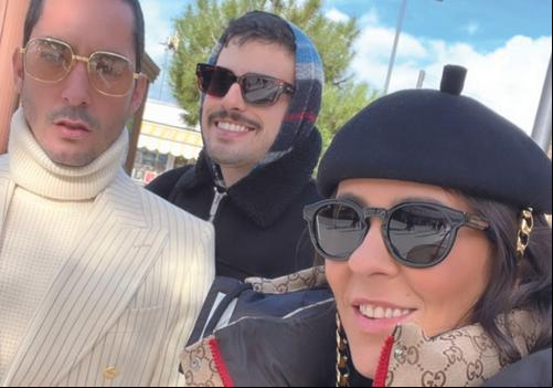 Os irmãos Antônio e Vitória Barbosa estão amando os eios e aventuras entre amigos na Itália (Foto/Arquivo Pessoal)