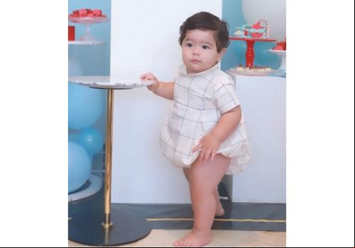O fofo Luca na comemoração do seu primeiro aninho, registrado pelas lentes da talentosa Babi Magela (Foto/Babi Magela)