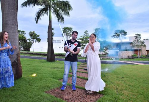 Uma revelação repleta de brincadeiras, alegria e muito amor para o primogênito de Felipe Mendes e Paula Virgínia (Foto/Paulo Lúcio)