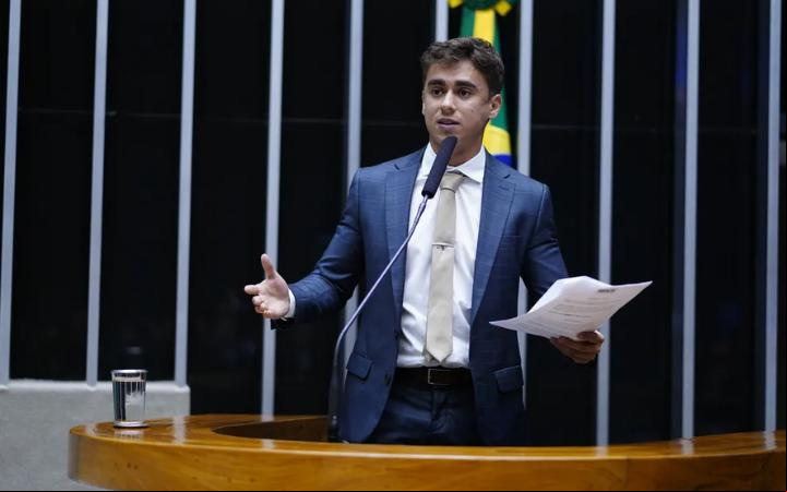O deputado federal Nikolas Ferreira (Foto/Pablo Valadares/Câmara dos Deputados)
