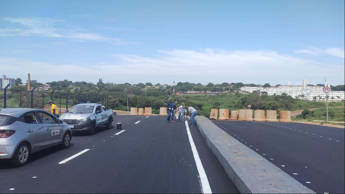 Viaduto do Cyrela (Foto/Prefeitura de Uberaba)