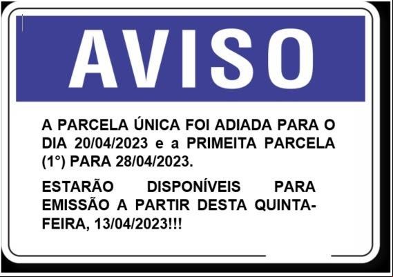 Aviso foi divulgado no site da Prefeitura de Uberaba (Foto/Reprodução)