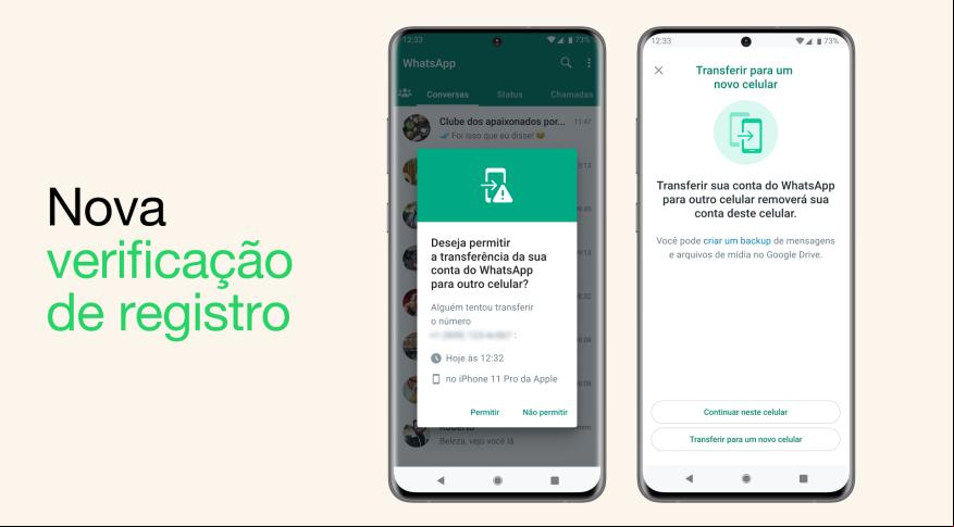 Novo recurso de segurança do WhatsApp (Foto/Reprodução)