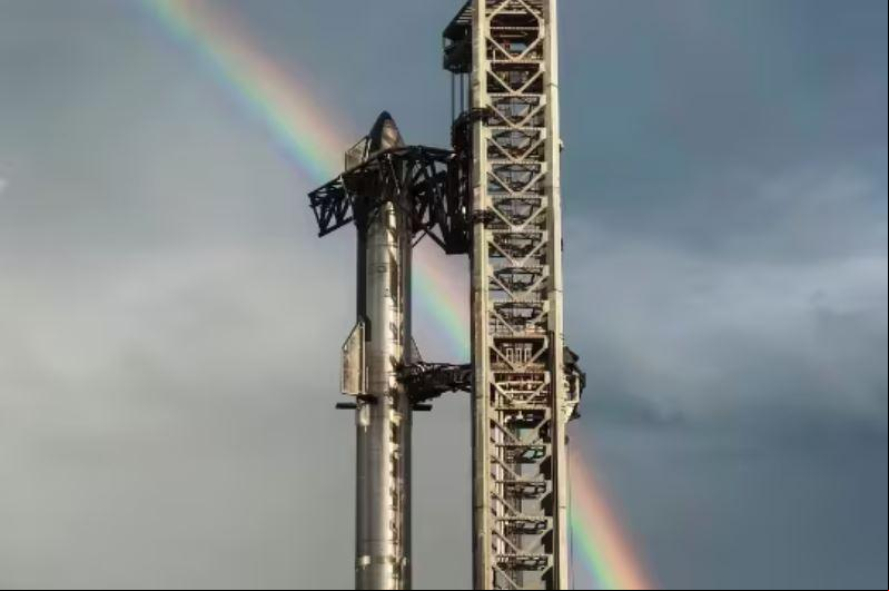 Starship vem sendo testada em voos mais curtos desde 2019 pela SpaceX, empresa de Elon Musk (Foto/SpaceX/Divulgação)