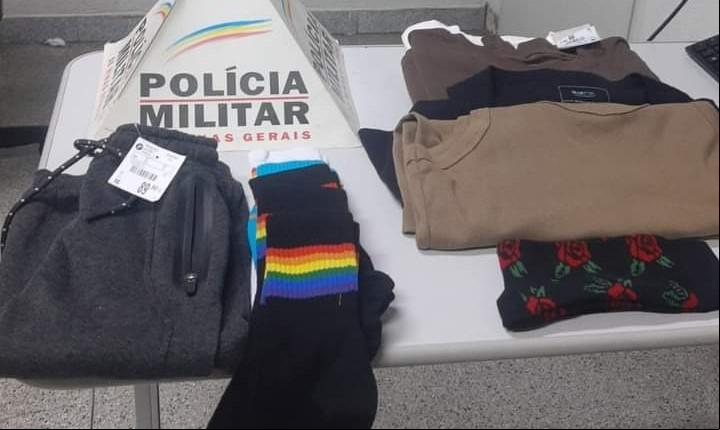 Roupas furtadas em loja de shopping foram recuperadas e os autores alegaram que não teriam dinheiro para pagá-las  (Foto/Divulgação)
