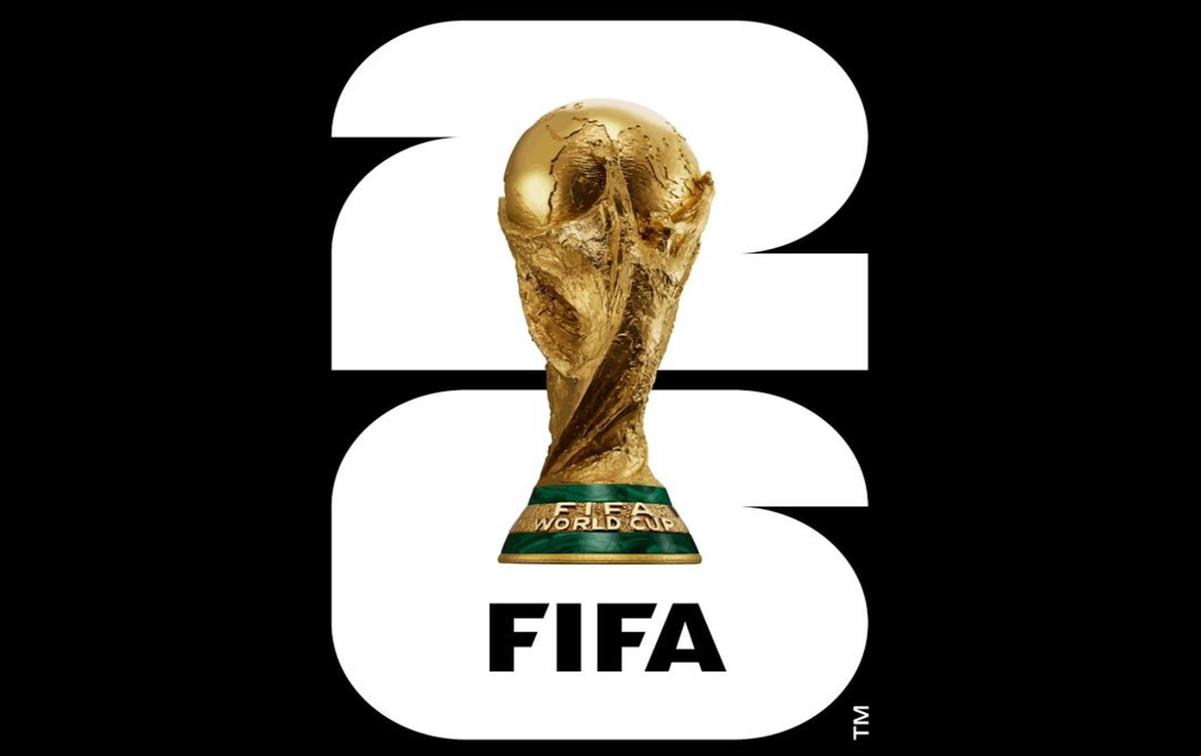 É a primeira vez que o troféu faz parte do logo de uma competição (Foto/Fifa)
