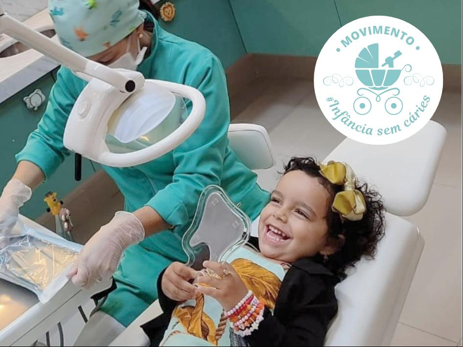 Criança que se acostuma a ir ao dentista desde bebê, vai feliz e sem medo! Acompanhe o Instagram @renatarodriguesdentistainfantil ()