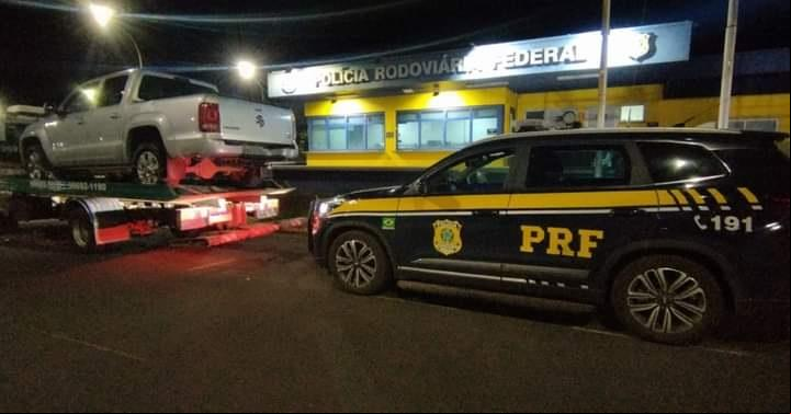 Amarok seria produto de apropriação indébita na cidade de Marilia, estado de São Paulo, e o seu condutor foi levado à delegacia (Foto/Divulgação)