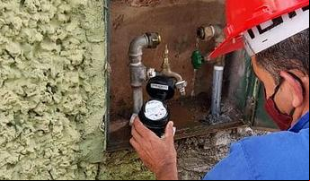 O serviço de troca do parque hidrométrico da cidade ficou paralisado por 13 dias em virtude de liminar de primeira instância  (Foto/Divulgação)