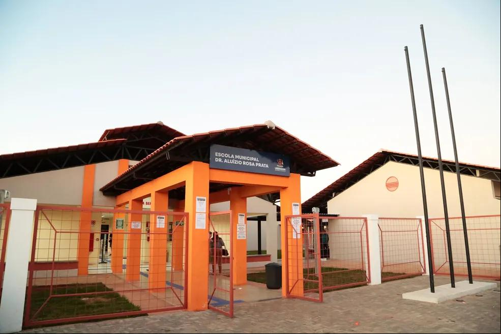 Escola Municipal Dr. Aluízio Prata foi inaugurada no ano ado, em Uberaba (Foto/Divulgação)