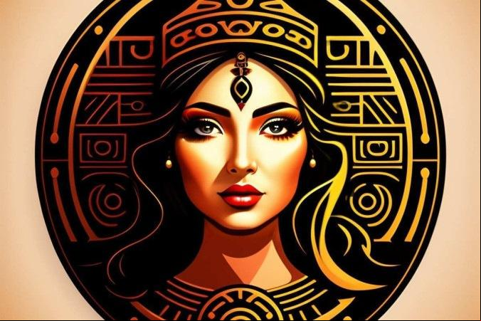 Ilustração que representa a rainha Cleópatra (Ilustração/Freepik)