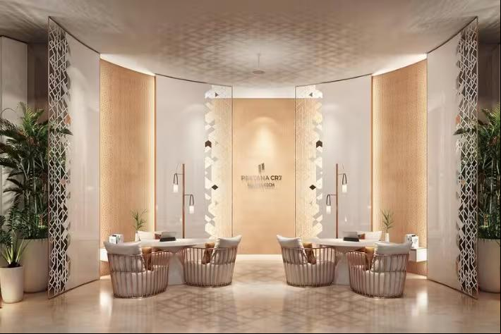 Hotel de Cristiano Ronaldo tem quatro estrelas, classificado como quase de luxo, e fica na periferia de Marrakech (Foto/Instagram/@pestanacr7marrakech)