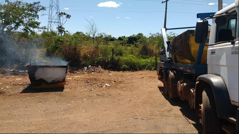 As caçambas danificadas serão substituídas e arão por processo de manutenção (Foto/Divulgação)