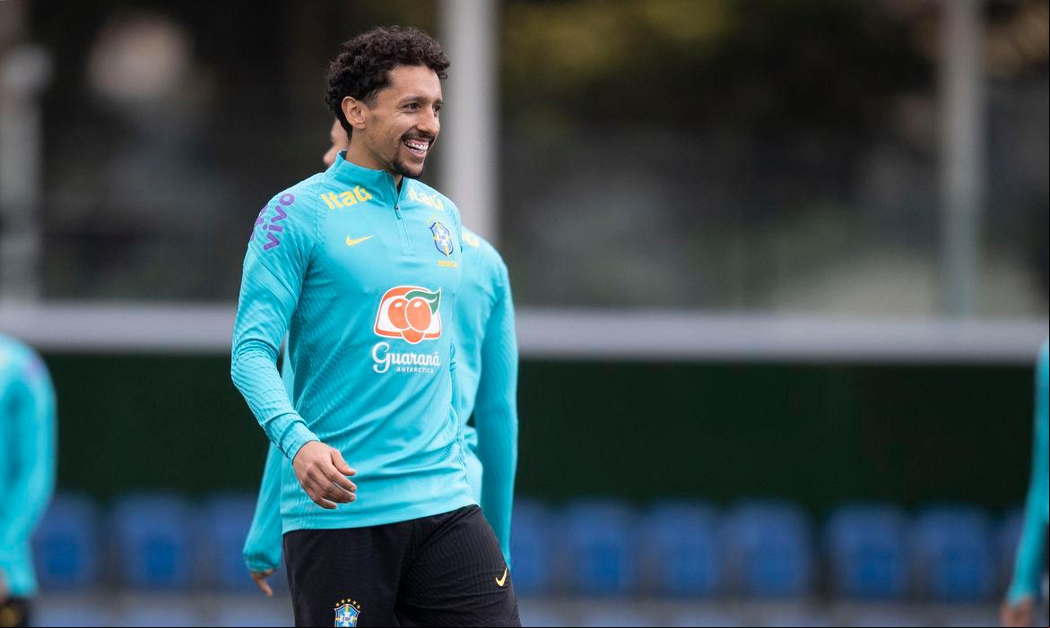 Seleção Brasileira foi salva pela bola parada com Marquinhos marcando no apagar das luzes em Lima. (Foto/Lucas Figueiredo/CBF)