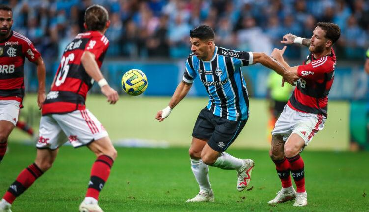 Grêmio e Flamengo se enfrentam nesta quarta-feira. (Foto/Lucas Uebel/Gremio FBPA)
