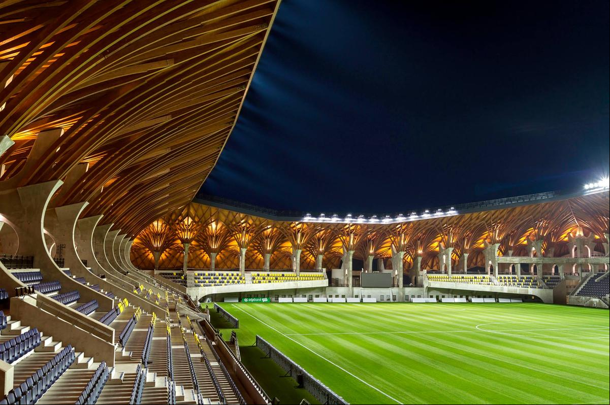 A Puskás Akadémia Pancho Arena receberá os jogos de Israel nas eliminatórias da Eurocopa 2024 (Foto/Facebook)