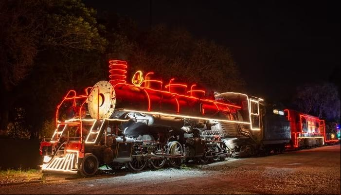 A locomotiva natalina ará por 20 cidades paulistas em dezembro (Foto/Divulgação)