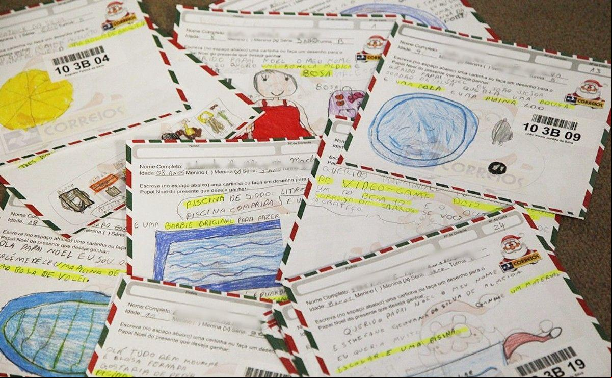 Podem adotar as cartas pessoas físicas, empresas ou órgãos públicos. Os voluntários podem adotar uma cartinha pelo site "Blog do Noel" dos Correios. (Foto/Arquivo)
