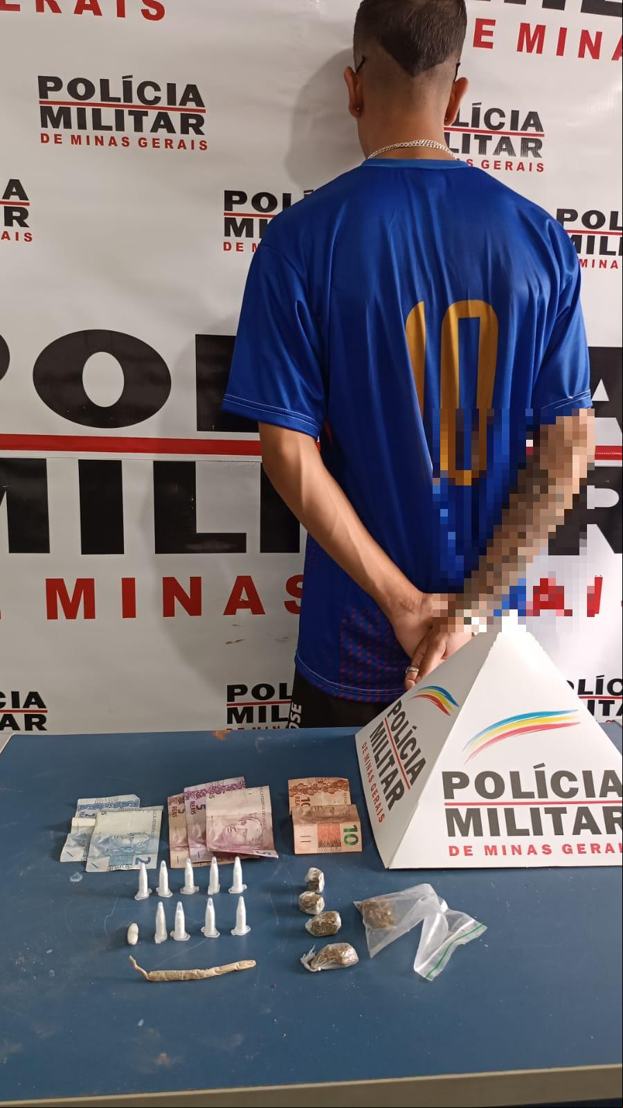 Menor em posse de cocaína e maconha possui outras agens pela polícia por tráfico. (Foto/Divulgação)
