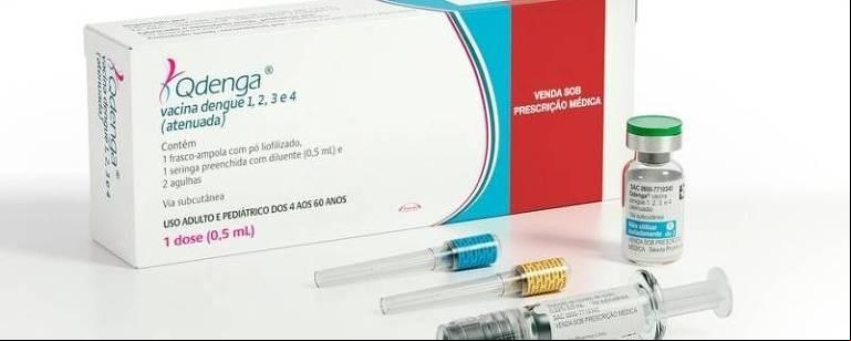 O Ministério da Saúde informou que adquiriu todos os 5,2 milhões de doses do imunizante, chamado Qdenga, disponíveis pelo fabricante para este ano (Foto/Reprodução)