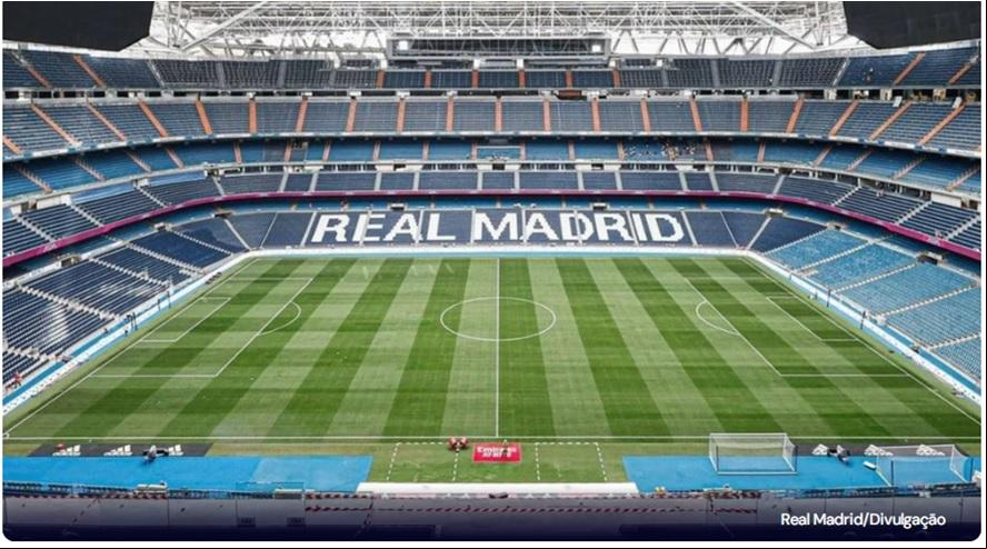 Em 2023 o clube merengue faturou 831 milhões de euros em receitas (cerca de R$ 4,44 bilhões). (Foto/reprodução Instagram @realmadrid)