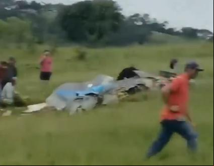 Queda de avião (Foto/Redes Sociais)