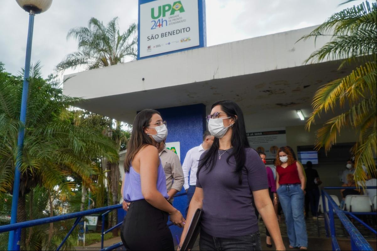 Técnicas do Ministério da Saúde visitaram na quarta-feira as instalações da UPA São Benedito para verificarem a volta de rees de recursos para o custeio da unidade (Foto/Jorge Ferreira/SMS)