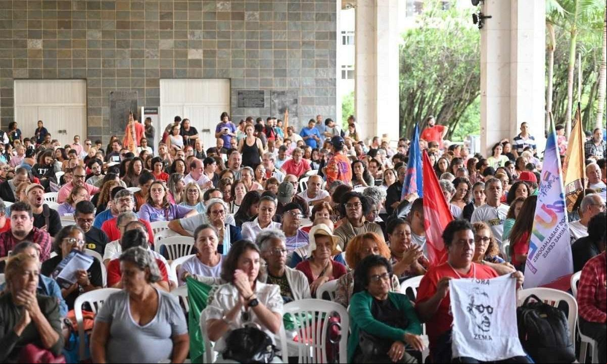 Sind-UTE/BH definiu em assembleia greve para os professores estaduais nos dias 13 e 14 de março (Foto/Reprodução)