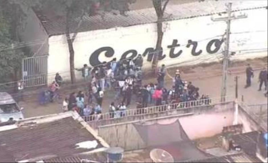 Conforme a investigação, o adolescente, de 15 anos, foi apreendido pela PM com duas facas após o ataque (Foto/Reprodução)