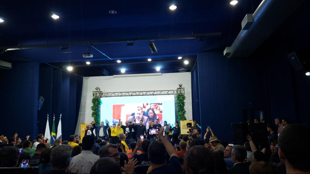 Evento foi transmitido ao vivo no Anfiteatro da Prefeitura de Uberaba (Foto/Gisele Barcelos)