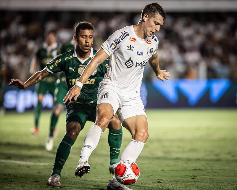 O Peixe tem a vantagem e joga pelo empate, enquanto o Verdão quer repetir a façanha dos últimos dois anos (Foto/Raul Baretta - Santos F.C.)