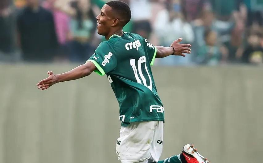 Titular pela primeira vez, Estevão (Messinho) comandou a virada sobre o Liverpool, do Uruguai, no Allianz Parque (Foto/Fabio Menotti/Palmeiras)
