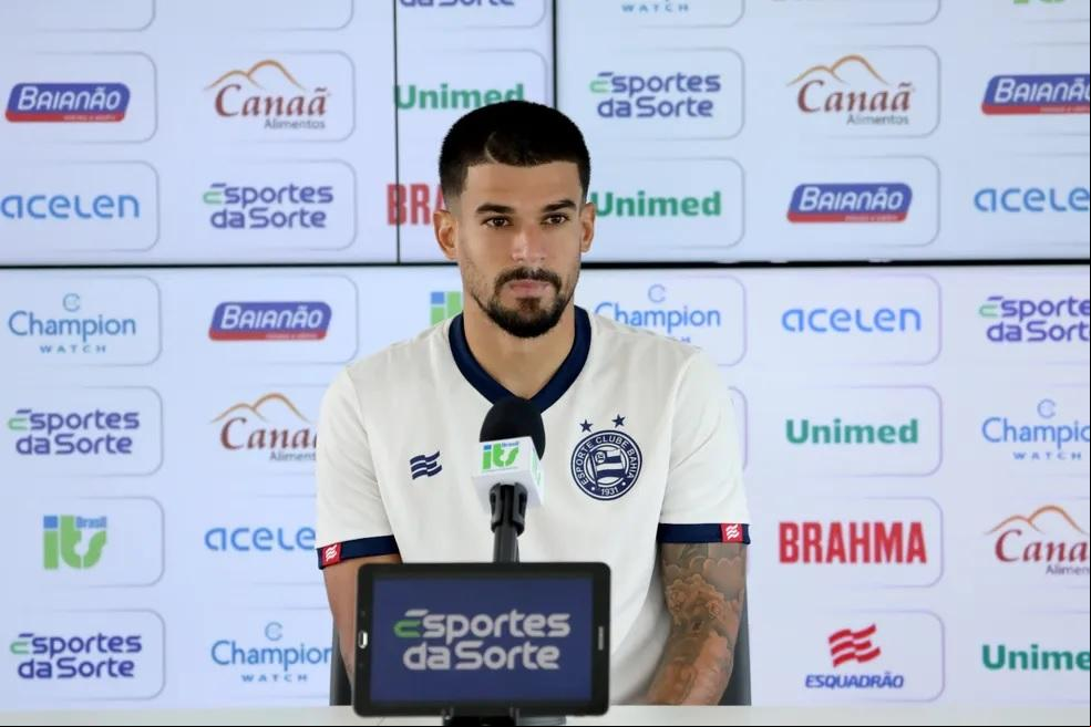 Cauly deu a vitória ao Bahia ontem na Fonte Nova (Foto/Felipe Oliveira/EC Bahia/Divulgação)