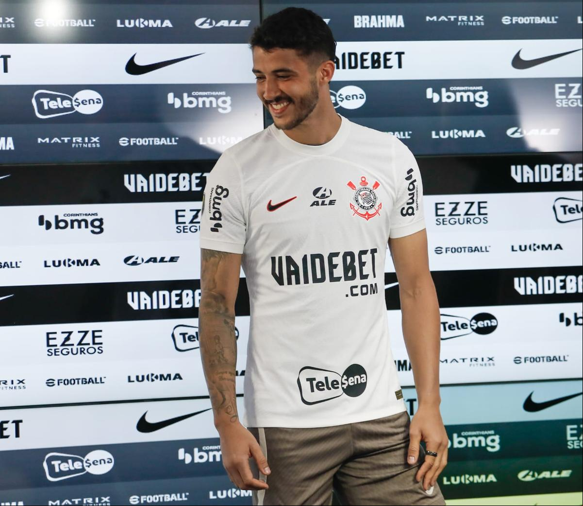 Gustavo Henrique, com dengue, está fora da partida contra o Bragantino. ((Foto/Divulgação/Corinthians/CBN))