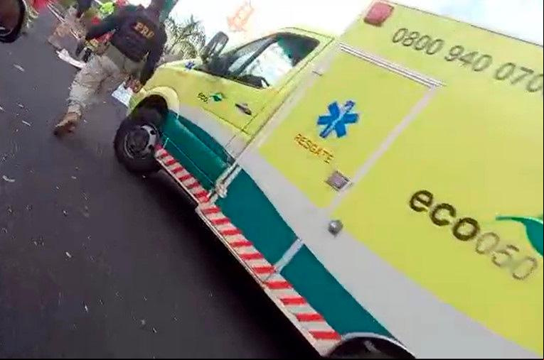 O atropelamento aconteceu na pista no sentido Uberaba-Delta, logo após o Jardim Maracanã (Foto/Reprodução)