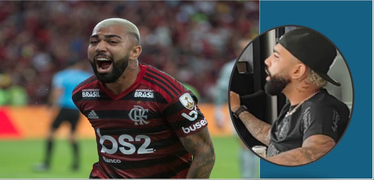 “Nunca iria usar uma camisa para poder desrespeitar a camisa do Flamengo”, disse Gabigol (Foto/Montagem)