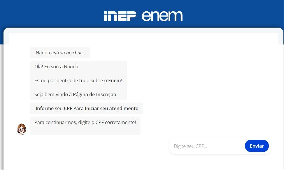 Site falso do Enem (Foto/Reprodução)