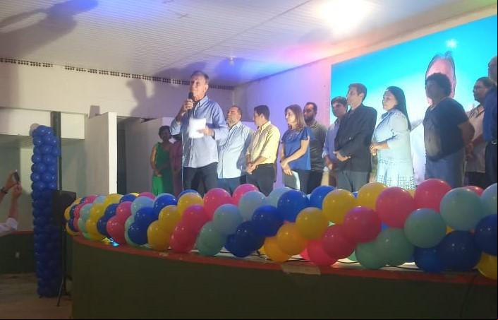 Ex-prefeito Paulo Piau lançou a pré-candidatura em evento com o Elite Clube cheio de apoiadores (Foto/Divulgação)