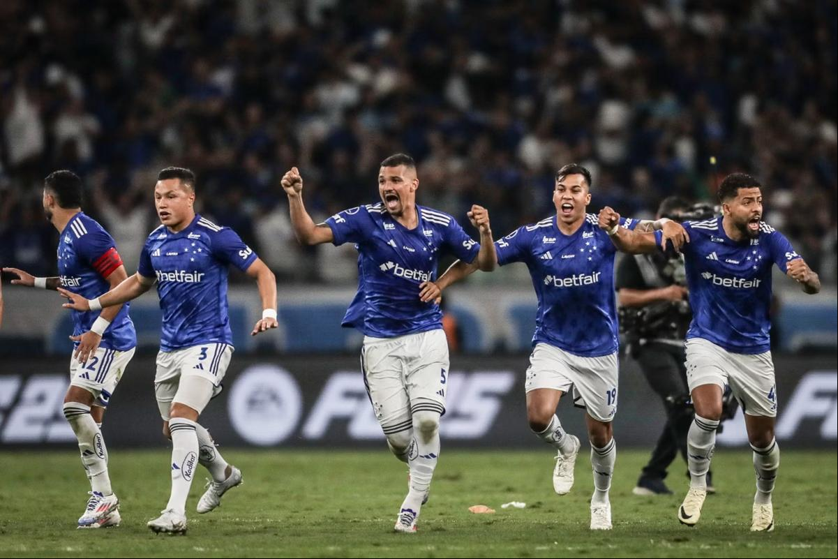 O adversário do Cruzeiro nas quartas de final será o Libertad, do Paraguai (Foto/Reprodução)