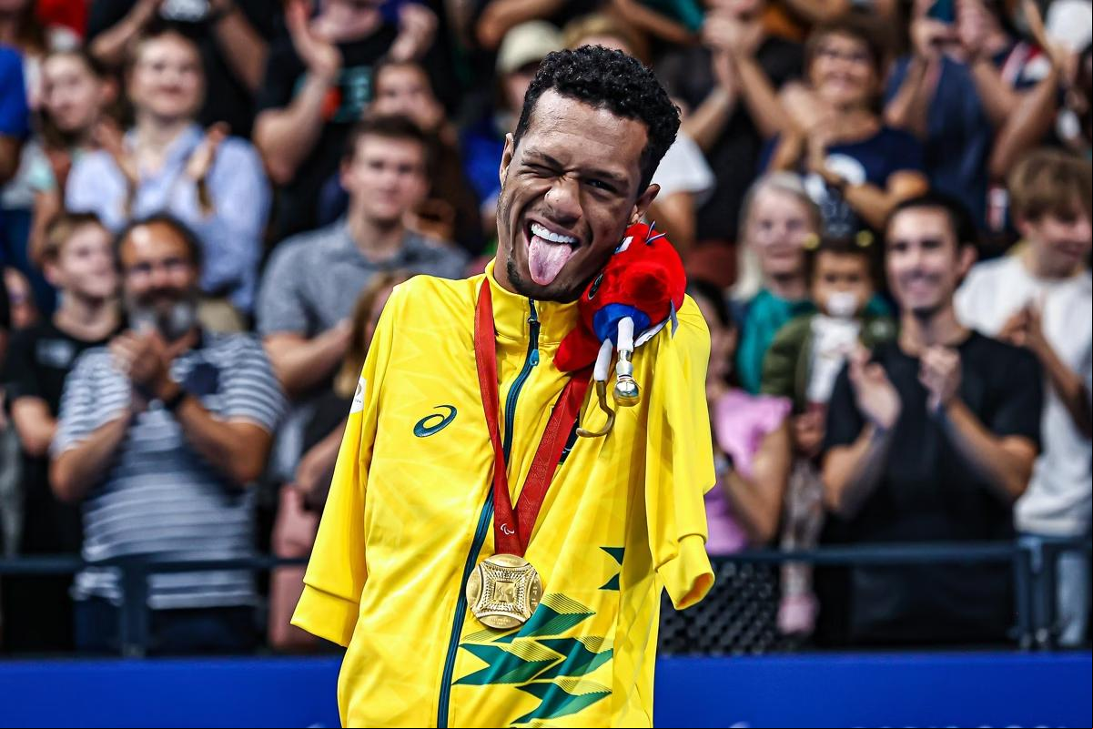 Gabrielzinho levou o ouro nas Paralimpíadas de Paris (Foto/Wander Roberto/B)