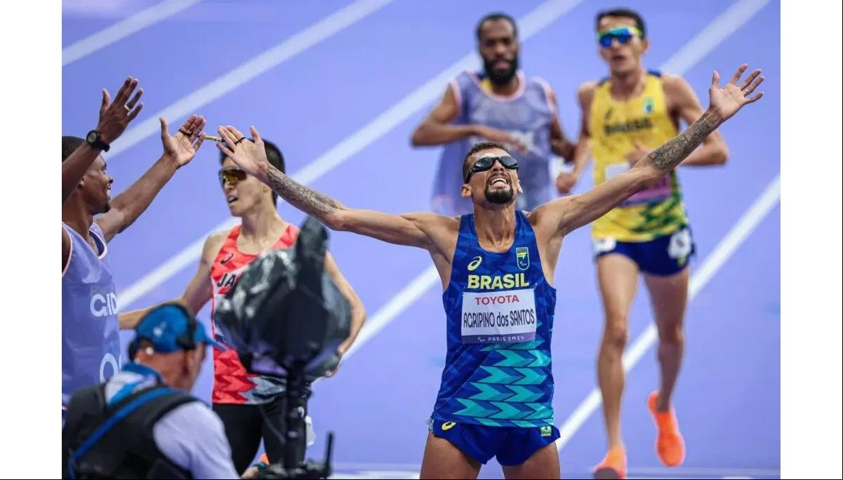 Júlio César Agripino quebrou recorde dos 5.000 m nas Paralimpíadas (Foto/Wander Roberto/B)
