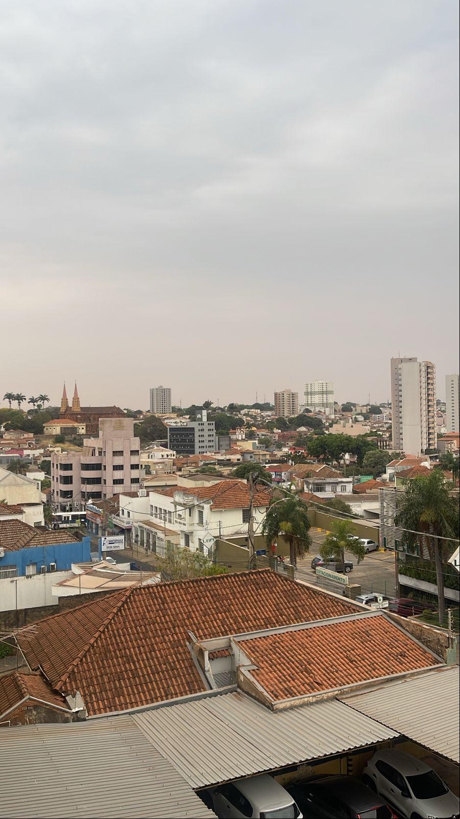 Tarde estava nublada na maior parte do município de Uberaba (Foto/Divulgação)