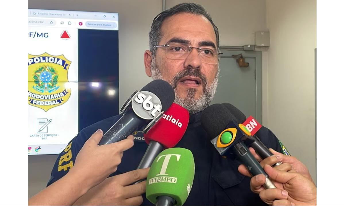 Fernando Oliveira, diretor-geral da PRF, esteve em Minas para divulgar a mudança (Foto/VIDEOPRESS PRODUTORA)