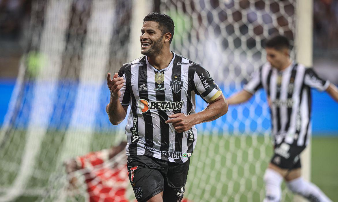 Com gol de pênalti, Hulk se tornou o maior artilheiro do Atlético-MG no século XXI (Foto/Pedro Souza/Atlético MG)