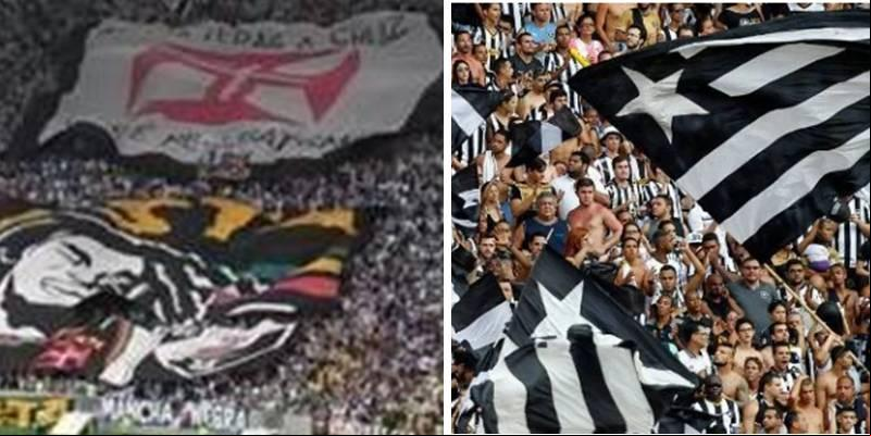 O clássico entre Botafogo x Vasco pode ter público aquém do esperado (Foto/Montagem)