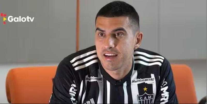 O meio-campista de 33 anos, que atua como zagueiro e disputou a final da Libertadores, está pronto para ser o reforço do Boca (Foto/TV Galo)
