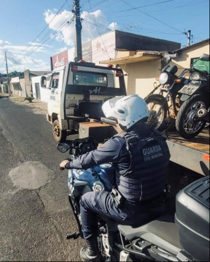 Com a promessa de desencadear mais operações de combate ao “rolezinho”, a Guarda Municipal apreendeu duas motos na última ação (Foto/Divulgação)